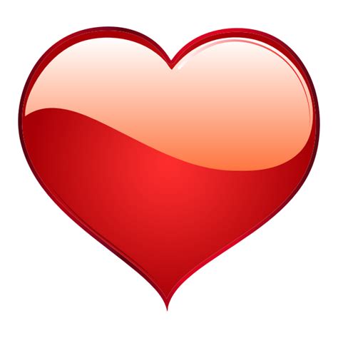 shiny red heart  svg