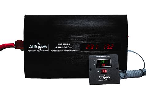 Allspark 12v 2000 Watt Pro Series Pure Sine Wave Inverter Offroad Living