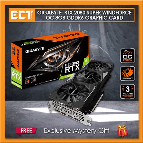 Gigabyte Geforce Rtx 2080 Super Windforce Oc 8gb Gddr6 Graphic Card Gv