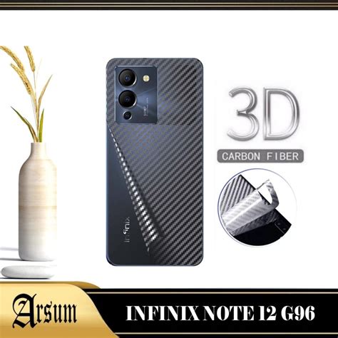 PROMO Garskin Skin Carbon INFINIX NOTE 12 G96 Skin Carbon Pelindung