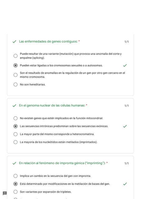 Practica parcial genética médica resuelto Carolina uDocz