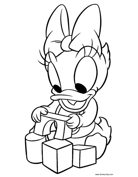 Baby Princess Daisy Coloring Pages