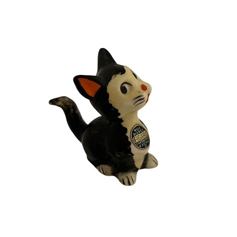 Walt Disney Goebel Pinocchio Figaro 1950s Tuxedo Cat Etsy