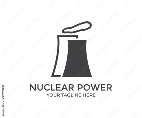 Nuclear power plant logo design. Nuclear energy, nuclear power plant ...