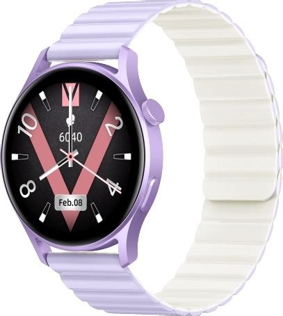Купить Смарт-часы Kieslect Lady Watch Lora 2 фиолетовый-фиолетовый в ...