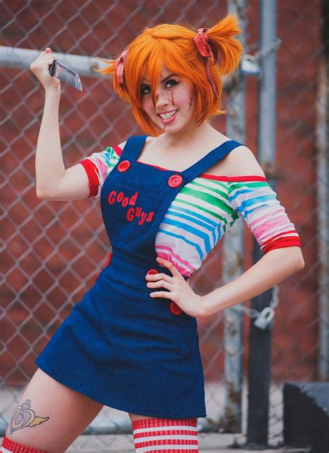 Child's Play Chucky Bishoujo Costume - Chucky Bishoujo Cosplay | Costume Party World