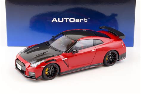 1 18 Autoart Nissan Gt R R35 Nismo Special Edition 2022 Vibrant Red 77502 Ebay