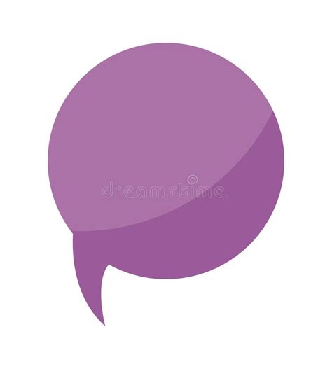 Speech Bubble In Circle Shape Stock Vector Illustration Of Concept Shape 142362516