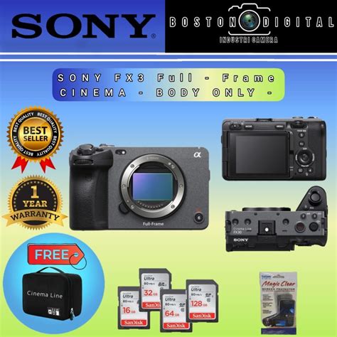 Jual Sony Fx Full Frame Camera Cinema Kamera Sony Fx Full Frame