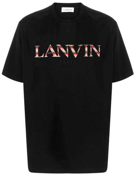 Футболка Lanvin, размер 50, цвет черный - купить по выгодной цене в ...