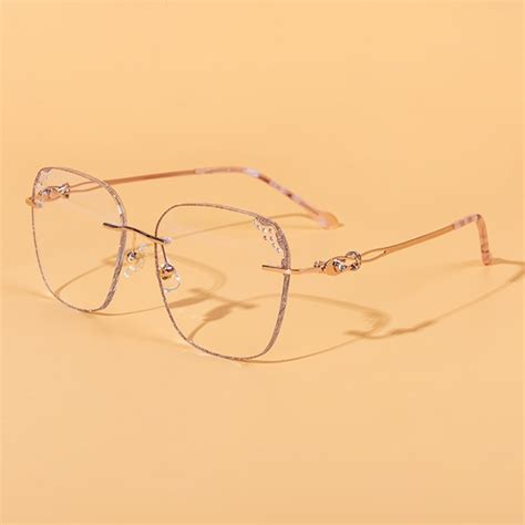 Prudence Polygon Rose Gold Eyeglasses