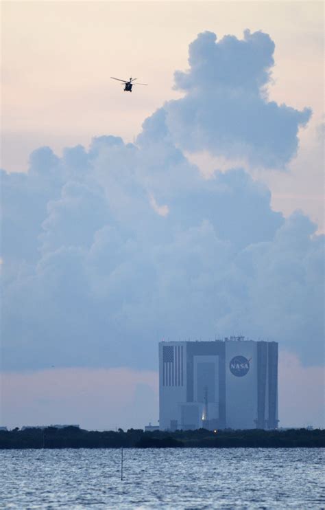 Rescue Wing Airmen support rocket launch of military communications