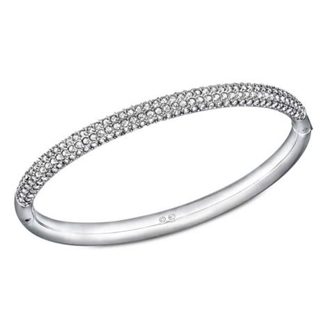 Swarovski Silver Mini Crystal Bangle Bracelets From Faith Jewellers Uk