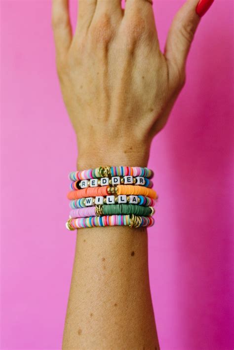 DIY Clay Bead Bracelets The Pretty Life Girls