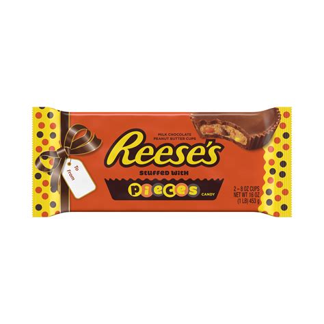 Reese's, 1-Pound Holiday Stuffed Reese's Cups With Pieces Candy ...