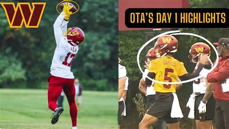 The Washington Commanders Look NASTY In OTA S Jayden Daniels Terry