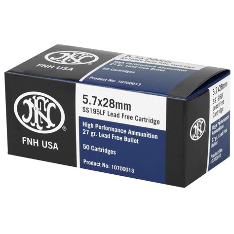 FN SS195LF 5 7X28MM 27GR 250 Rounds Rifle Ammunition At GunBroker