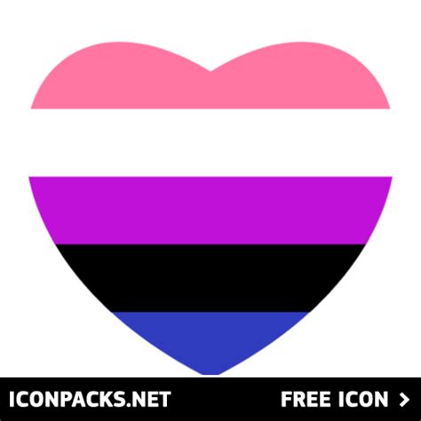 Free Gender Fluid Heart Svg Png Icon Symbol Download Image