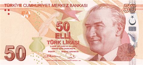 50 Lira Turkey Numista