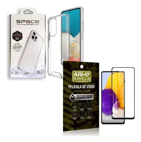 Funda Space Collection para Galaxy A53 y película 3D Armyshield