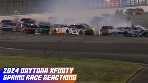 Daytona Xfinity Spring Race Reactions Youtube