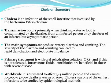 Ppt Cholera Powerpoint Presentation Id640966