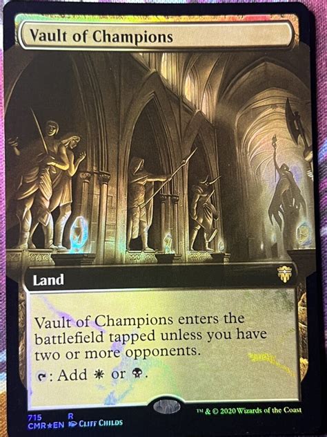 Vault Of Champions CMR Extended Art Foil Bootleg Mage