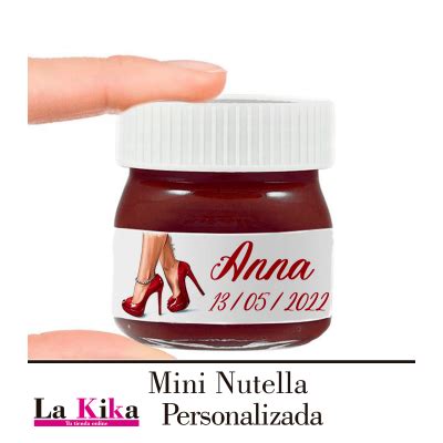 Mini Nutella Nocilla Comunión Bautizo Bodas Cumpleaños Baratas