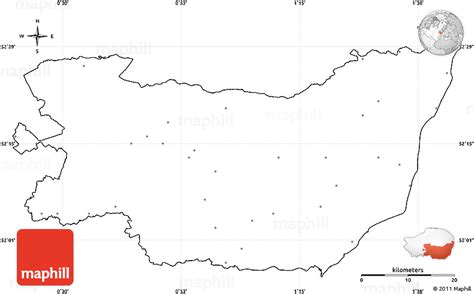 Blank Simple Map Of Suffolk County Cropped Outside No Labels