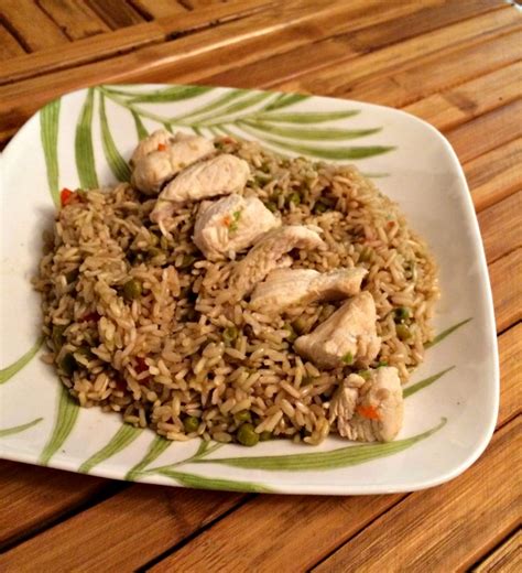 Garlic Chicken and Fried Brown Rice Recipe - Kat Balog