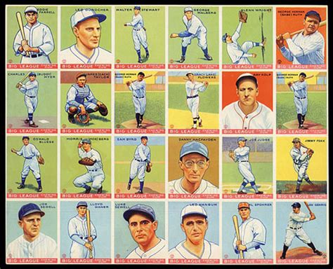 1933 R319 Goudey Uncut Sheet With Three Babe Ruths And Lou Gehrig REA