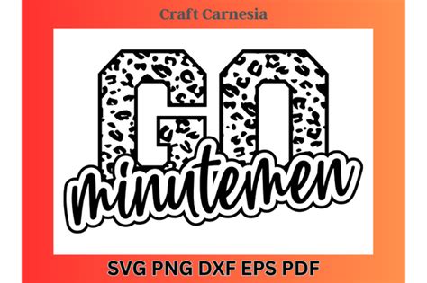 Go Minutemen Svg Graphic By Craft Carnesia · Creative Fabrica