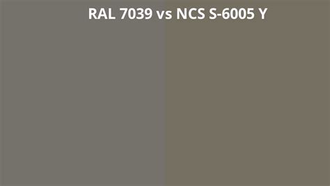 Ral 7039 Vs Ncs S 6005 Y Ral Colour Chart Uk