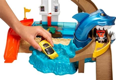 Pista Squalo Hot Wheels Per Macchinine Ad Alta Velocit Giocattoli Net