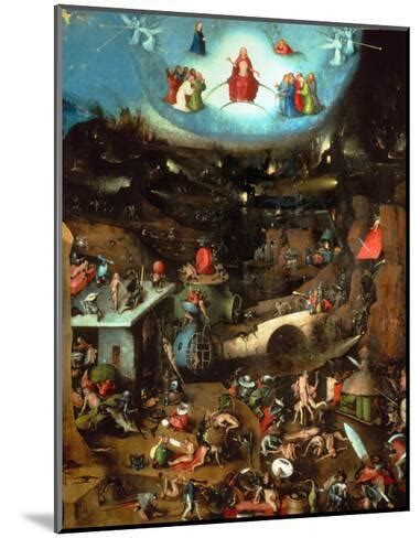 Last Judgment Central Panel Of Triptych Giclee Print By Hieronymus