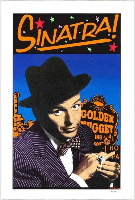 Rare Signed Frank Sinatra Poster