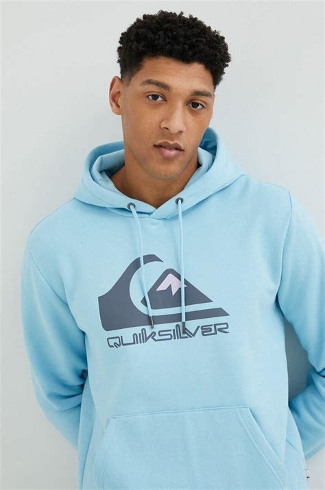 Quiksilver bluza męska kolor niebieski z kapturem - Ceny i opinie ...