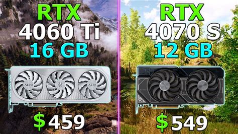 12 GB VRAM Is Enough RTX 4060 Ti 16 GB Vs RTX 4070 Super 12 GB