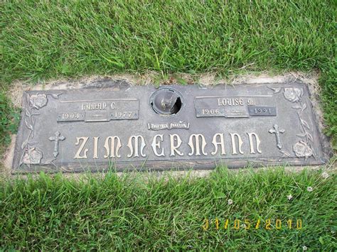 Lyman C Zimmermann Find A Grave Memorial