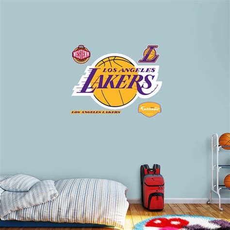 Los Angeles Lakers Logo Wall Decal | Shop Fathead® for Los Angeles ...