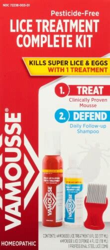 Vamousse® Complete Lice Treatment Kit 1 Ct Fred Meyer