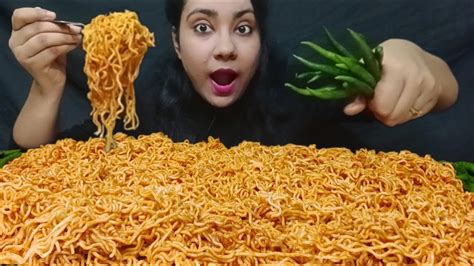 10 Packet Spicy 🔥🌶️ Mirchi Maggie Eating Challenge Spicy Maggie