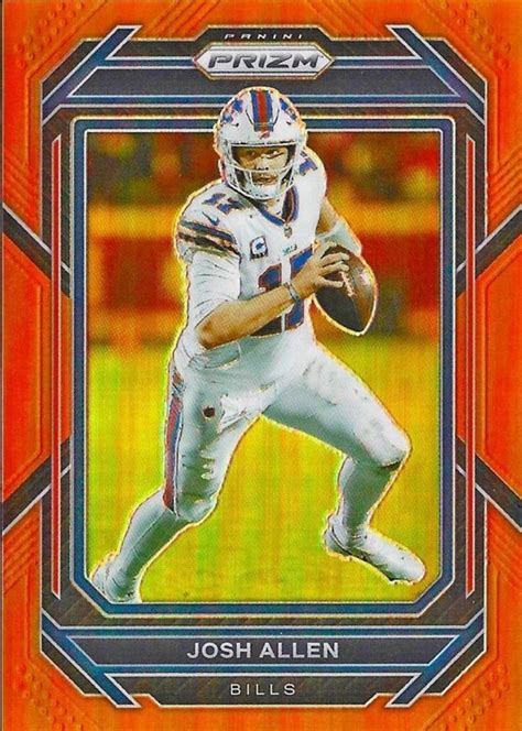 Josh Allen 2022 Prizm 29 Orange 249 Price Guide Sports Card Investor