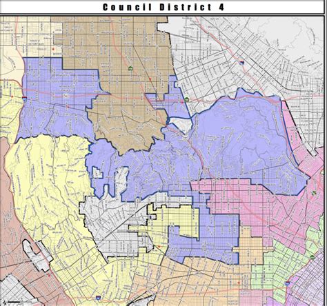 City Of Los Angeles District Map - Map With Cities