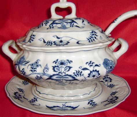 BLUE DANUBE Of Japan Tureen Underplate Lid And Original Ladle NEW EBay