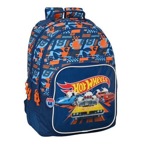 Mochila Escolar Dupla cm adap trolley Hot Wheels Speed Club Loja da Criança