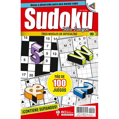 Revista Sudoku Solo Juegos X 1 Und