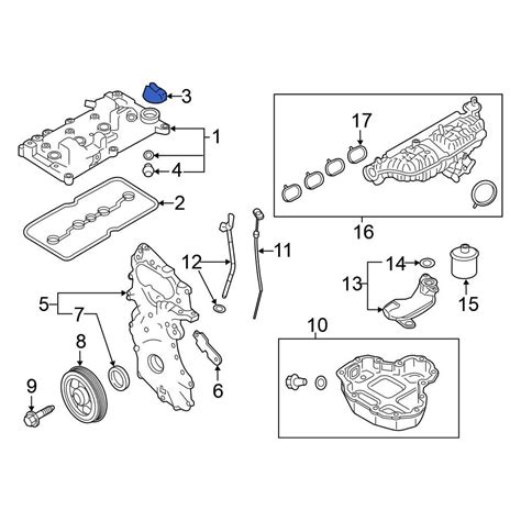 Nissan OE 152551P110 - Engine Oil Filler Cap