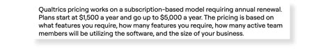 Qualtrics pricing: How much will a subscription cost? - Vertice ...