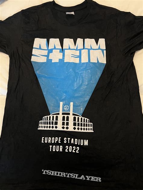 Rammstein European Stadium Tour Tshirtslayer Tshirt And